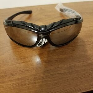 Element Eight Performance UV400 Black Wraparound Foam Padded Sunglasses …